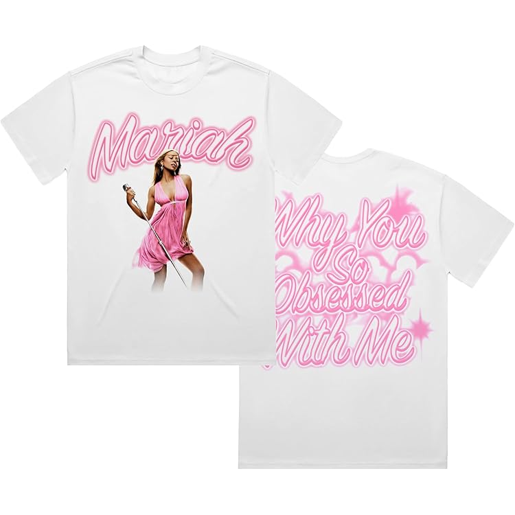 【新品】MARIAH CAREY Mサイズ Tシャツ 2025年LIVE Mariah Carey Official Merch Mimi Live in Las Vegas T-Shirt Beige